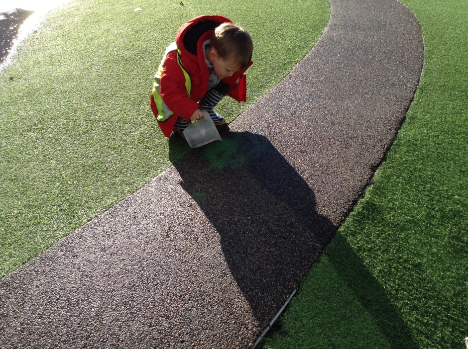 Nursery having fun